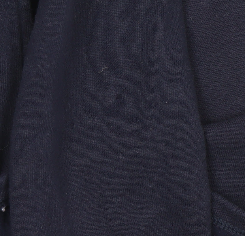 Additional view of Decathlon girls’ blue quilted full zip fleece jacket 12 years