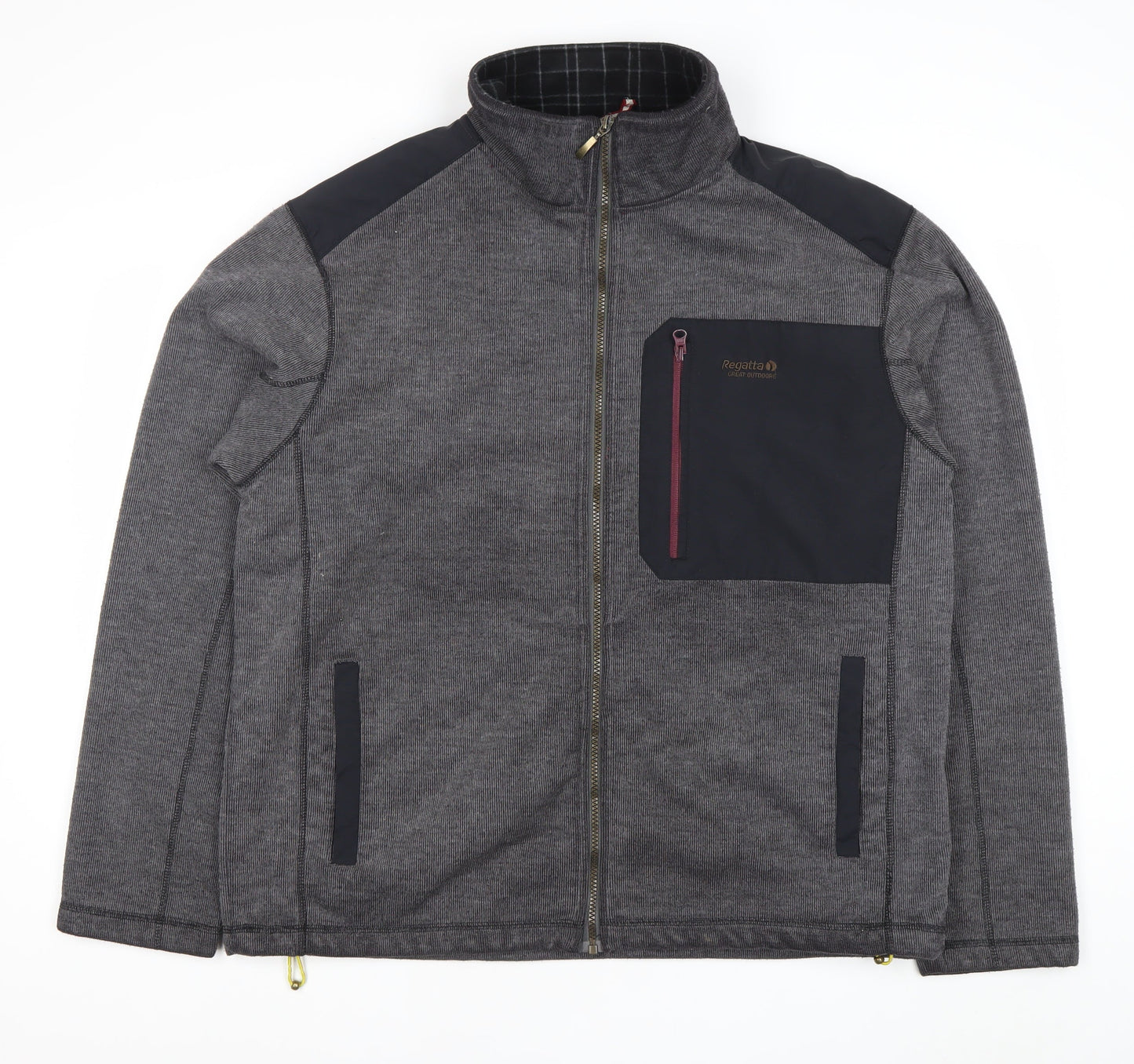 Regatta Men's Grey XXL Softshell Outdoor Jacket Full Zip Fleece Lined