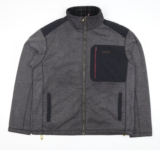 Regatta Men's Grey XXL Softshell Outdoor Jacket Full Zip Fleece Lined