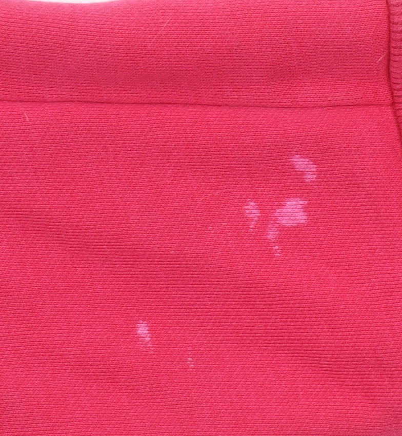 Additional view of Puma women’s pink jogger sweatpants, size UK 8, cotton blend fleece