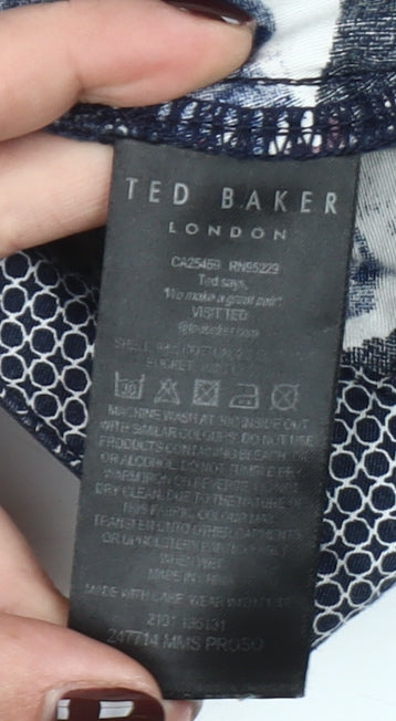Ted Baker Men's Blue Chino Shorts Size 30 Regular Summer Smart Casual