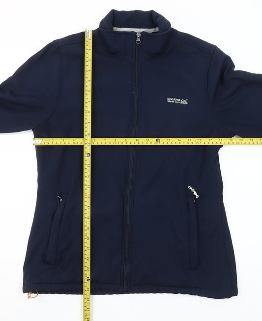 Regatta Women's Blue Softshell Jacket Size 14 Windproof