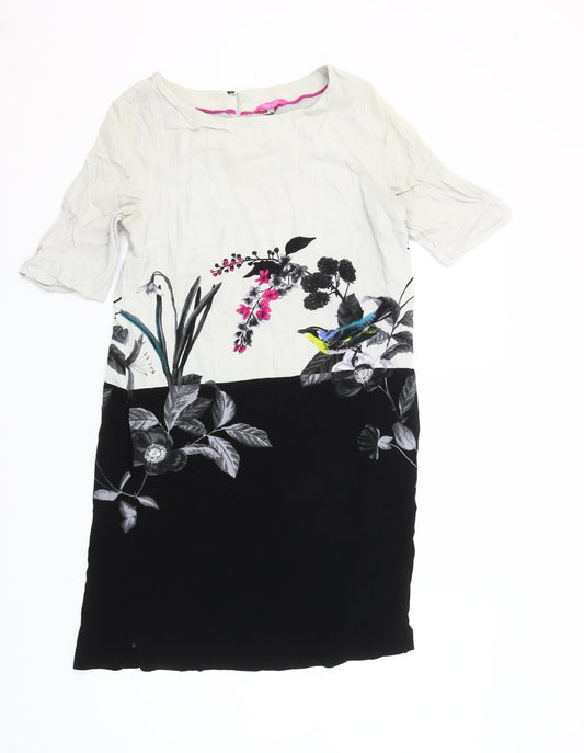 Joules Women’s Multicoloured Floral Shift Dress Size 10