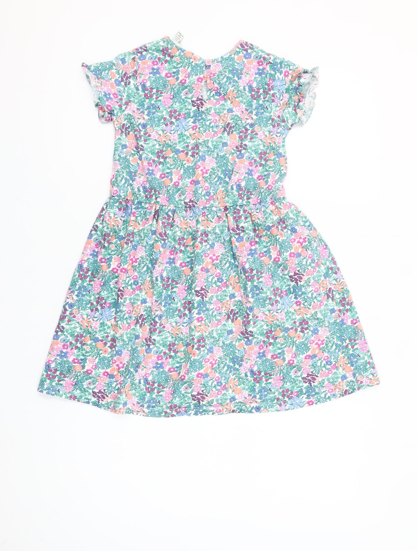 Joules Girls Multicoloured Floral Cotton Skater Dress 8 Years