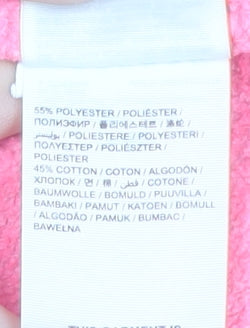 Superdry Orange Label Pink Full Zip Hoodie XS Women's Casual