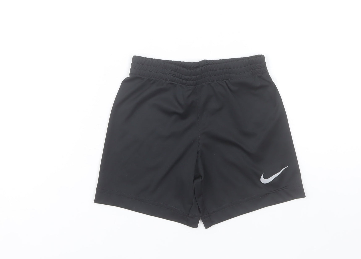 Nike Boys Black Dri-Fit Athletic Sports Shorts 3-4 Years