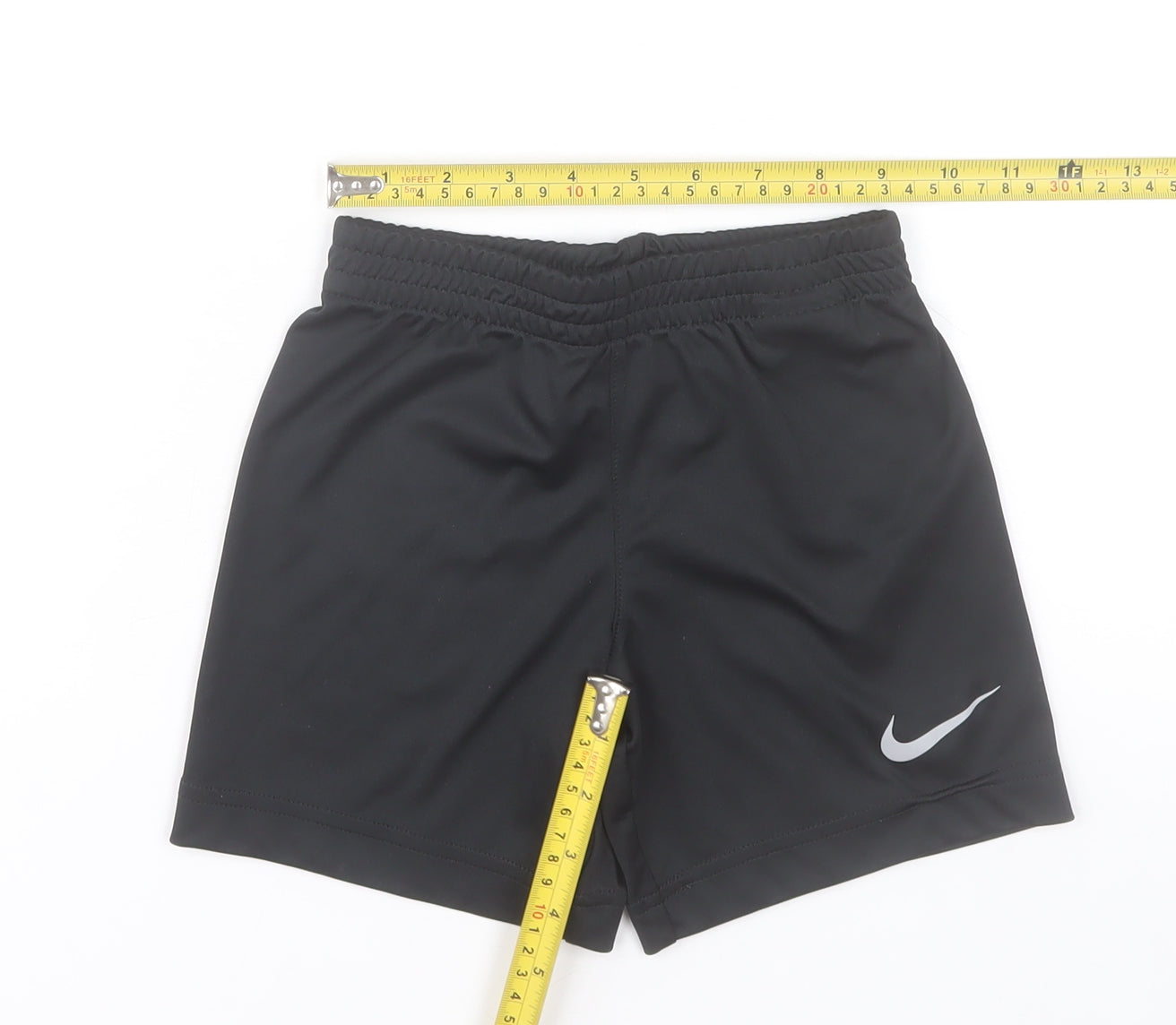Nike Boys Black Dri-Fit Athletic Sports Shorts 3-4 Years