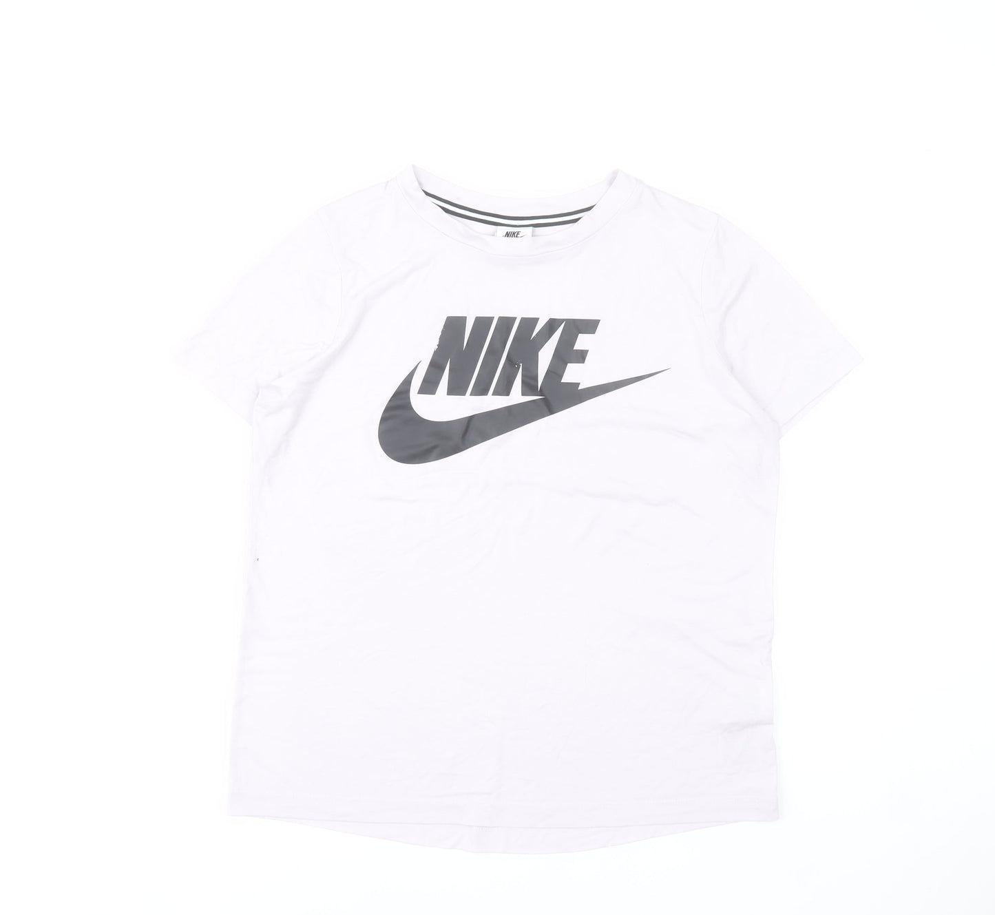 Nike Women's White Short Sleeve Sports T-Shirt Size M
