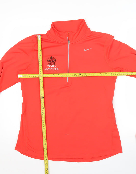 Nike Men’s Red Dri-FIT 1/2 Zip Tennis Lancashire Sweatshirt M