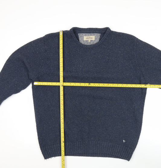 Daniel Grahame Drifter Men's Blue 2XL Crew Neck Knit Jumper