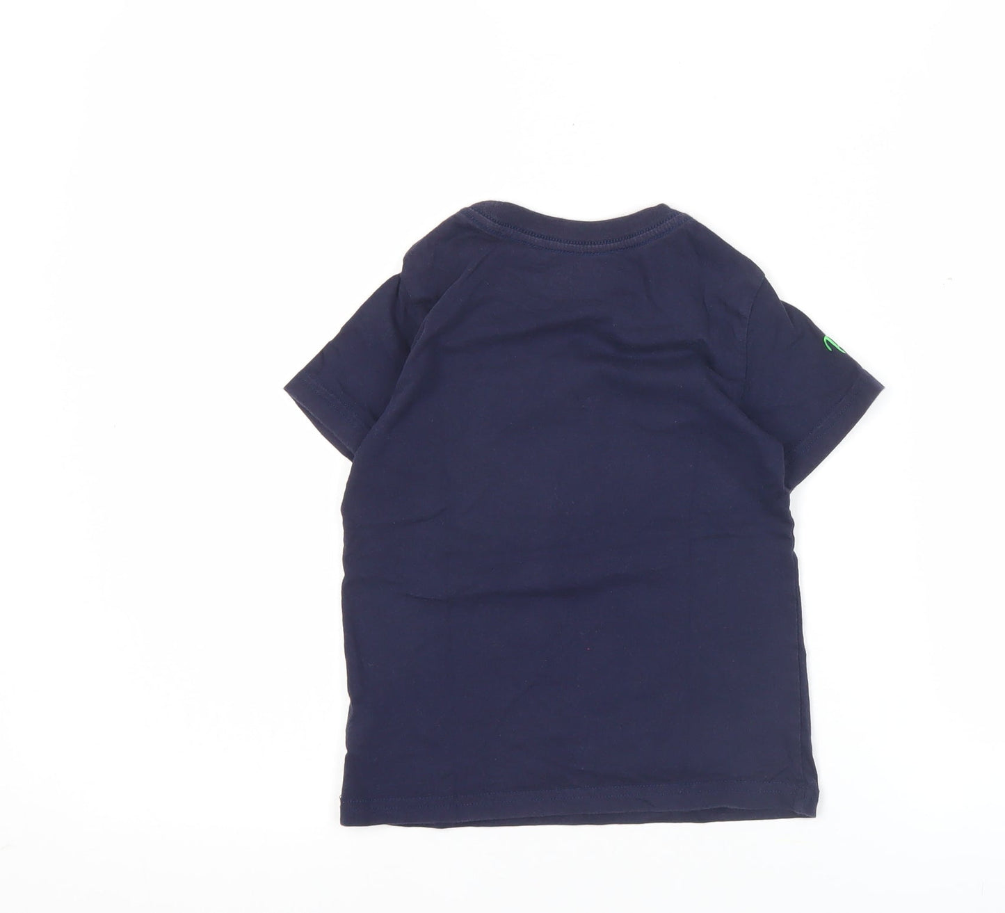 Ralph Lauren Boys Blue 4 Years Polo Graphic Christmas T-Shirt