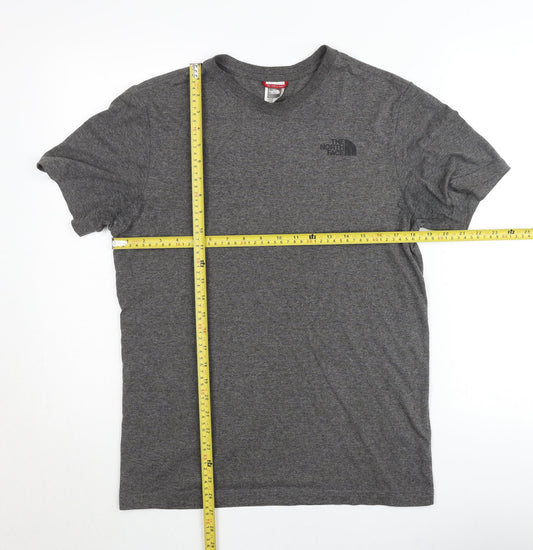 The North Face Men's Grey Short Sleeve Crew Neck T-Shirt Size S
