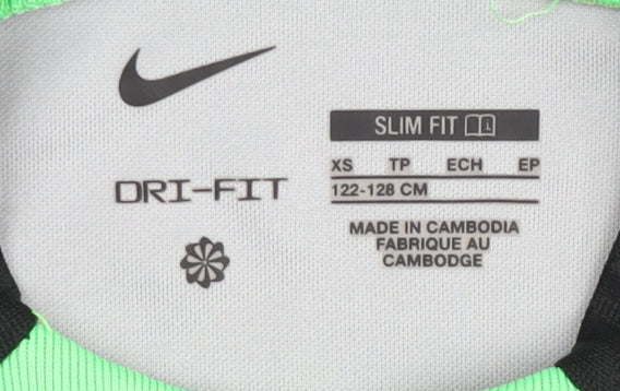 Nike Boys Grey Liverpool FC Dri-FIT Slim Fit T-Shirt XS 122-128cm