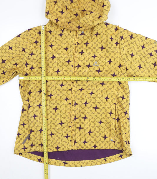 Dare 2b Women’s Yellow Softshell Hooded Jacket UK 14 Windproof
