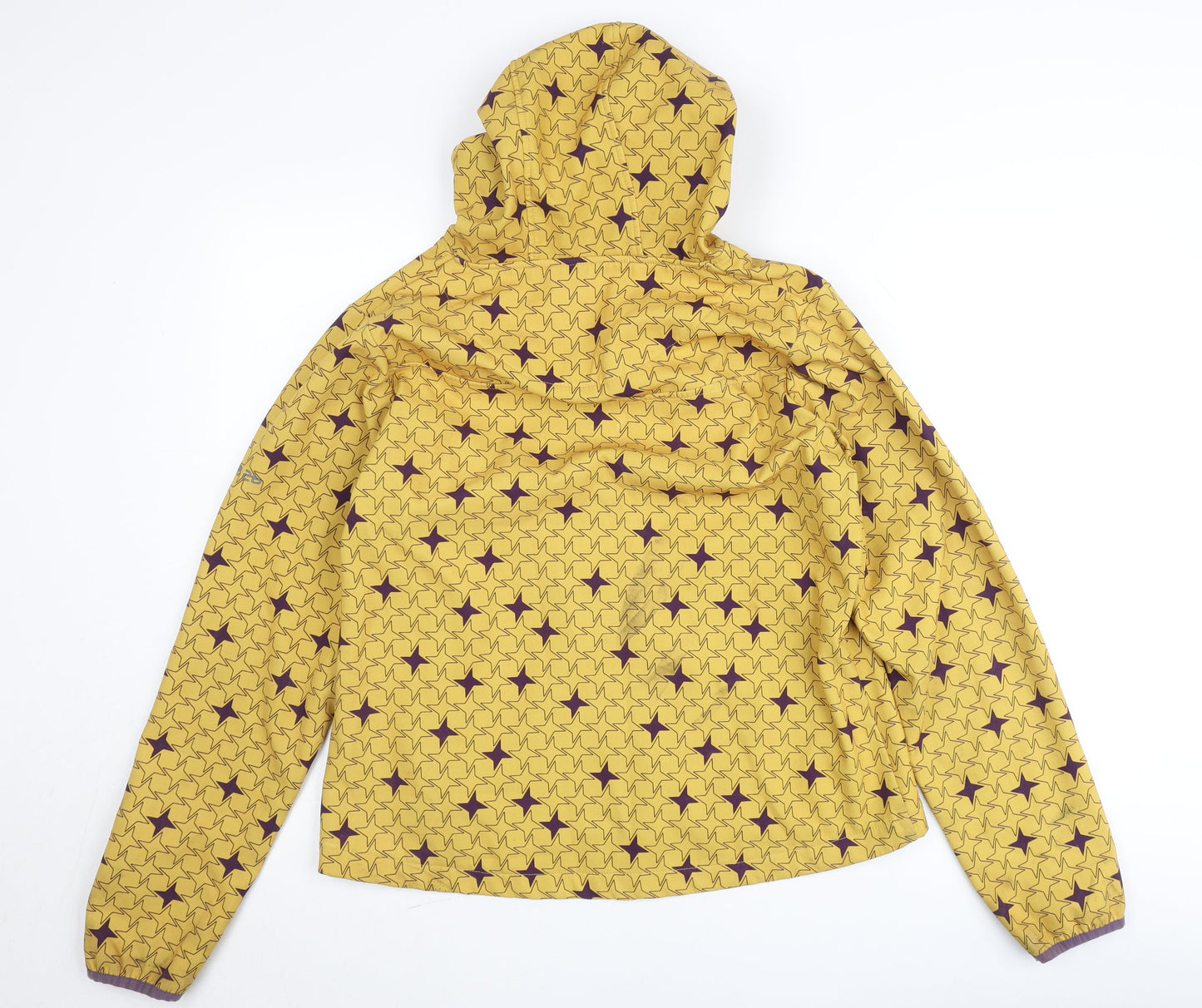 Dare 2b Women’s Yellow Softshell Hooded Jacket UK 14 Windproof
