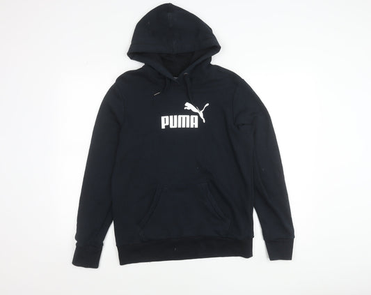 Puma Women's Black Size 14 Pullover Hoodie Sweatshirt