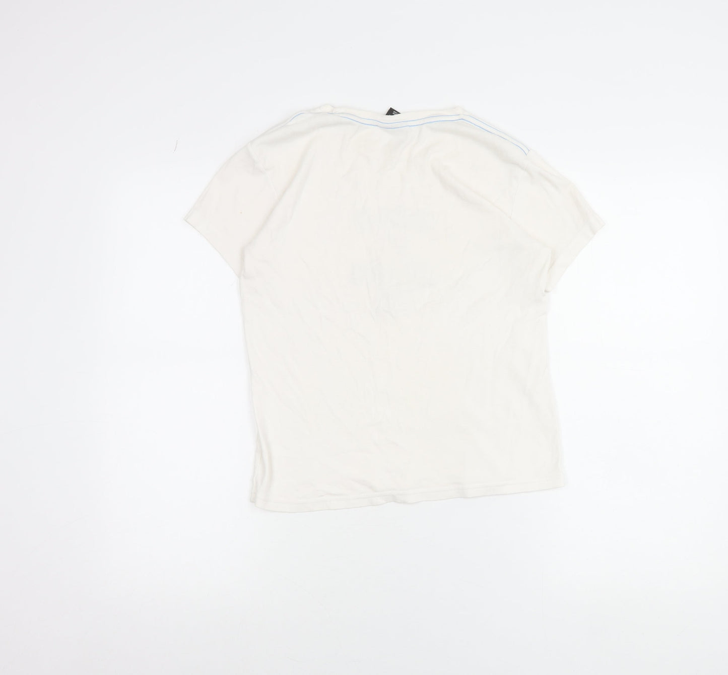 Ralph Lauren Polo Jeans Co. Women's White Cotton Logo T-Shirt Size S