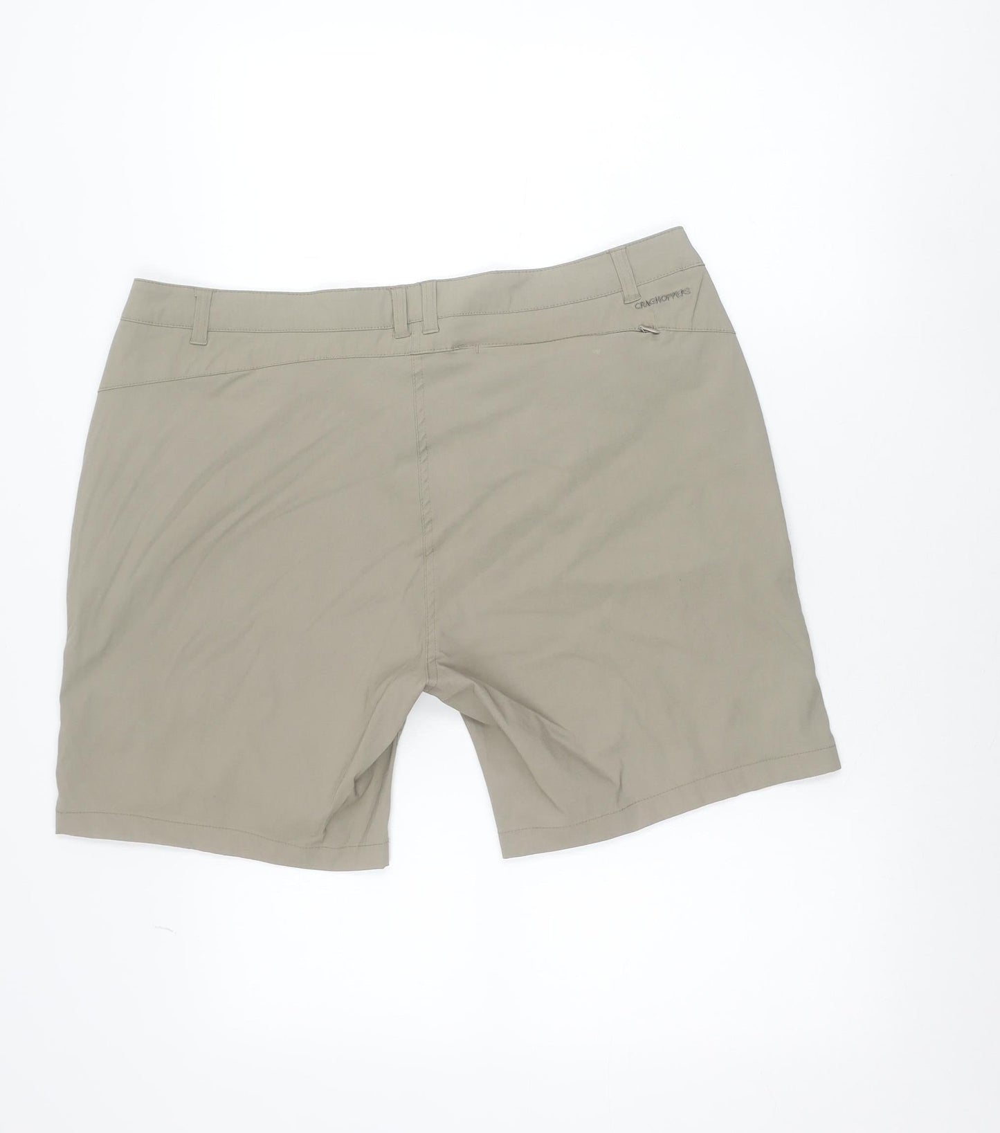 Craghoppers Women Beige Size 18 Cargo Shorts Quick Dry Stretch