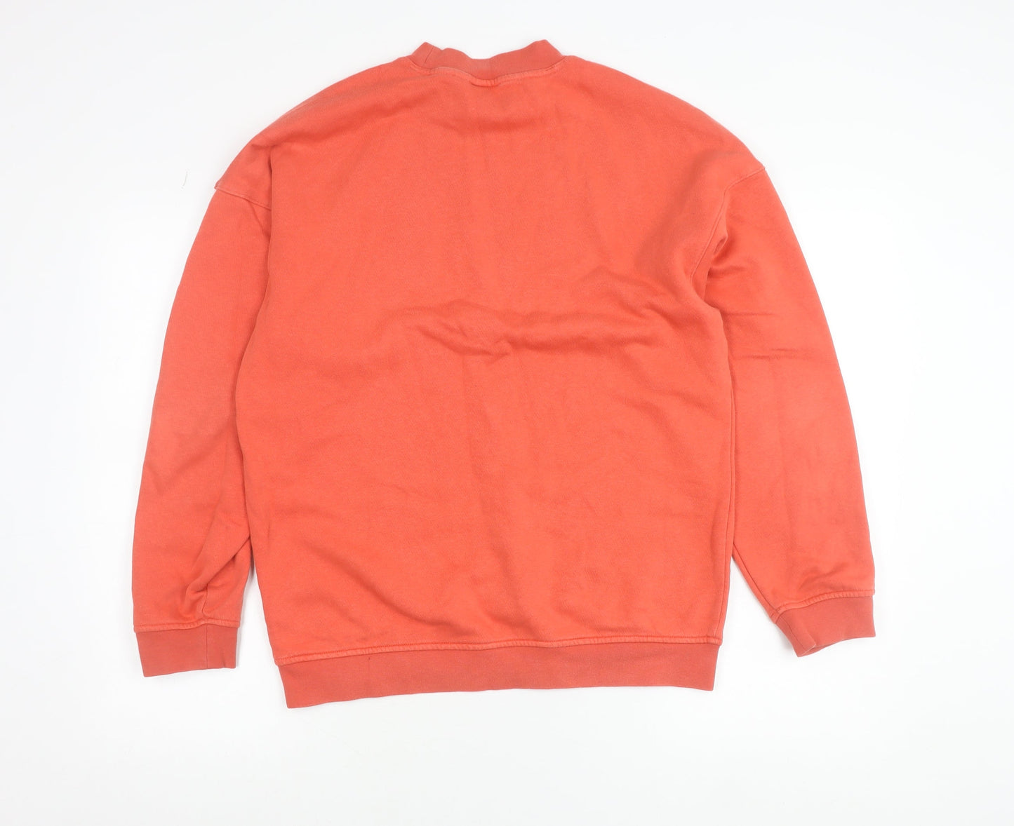 Adidas Men’s Orange XS Crew Neck Pullover Sweatshirt