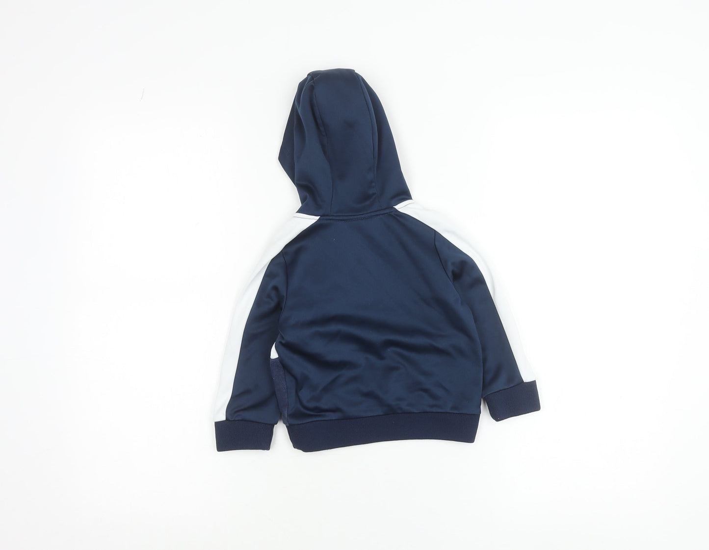 Ellesse Boys Blue 2XS Pullover Hoodie with Logo and 1/2 Zip