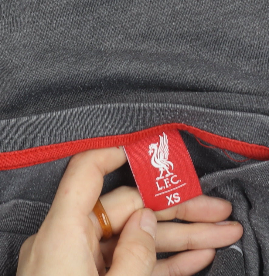 Additional view of LFC men’s grey xs jurgen klopp graphic football t-shirt