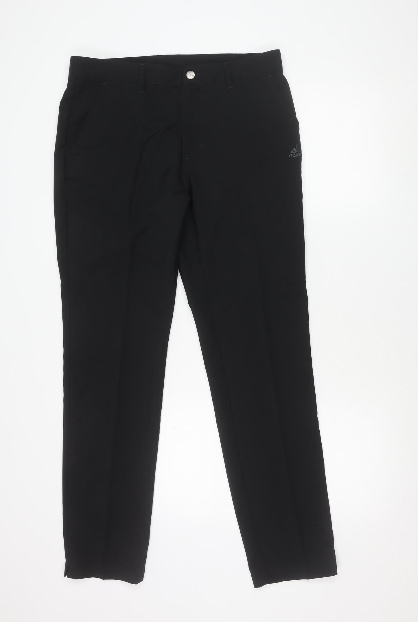 adidas Men's Black 32X32 Stretch Golf Activewear Trousers