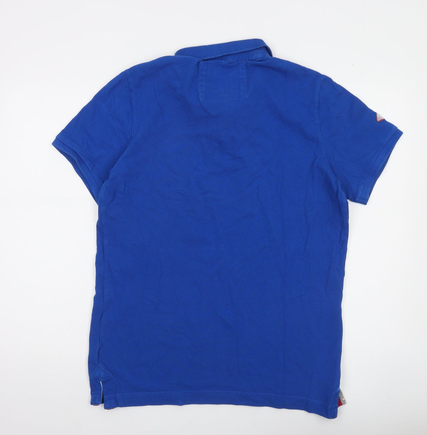 Superdry Men's Blue Classic Polo Shirt XL Cotton Casual Logo