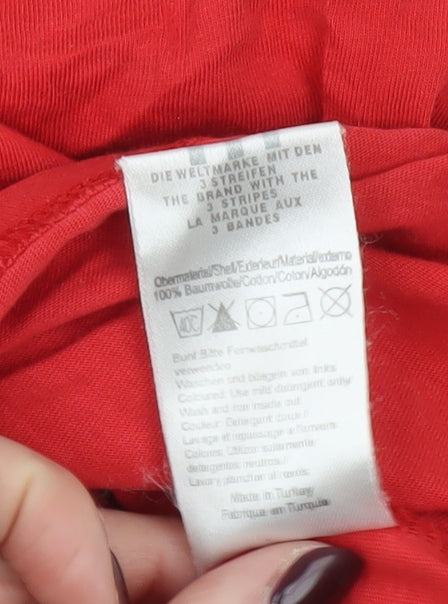 Adidas Women's Red Dublin Marathon 08 T-Shirt Size 8