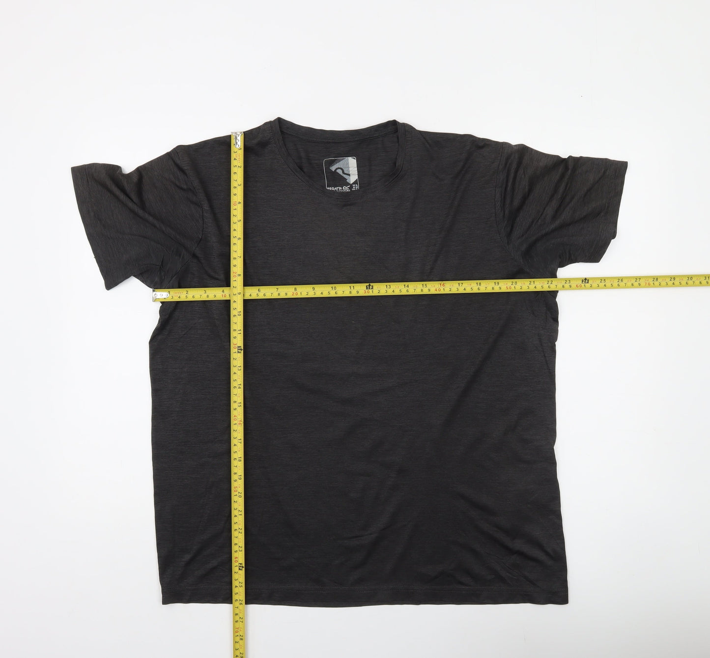 Regatta Mens Black XL Lightweight Quick Dry Sports T-Shirt