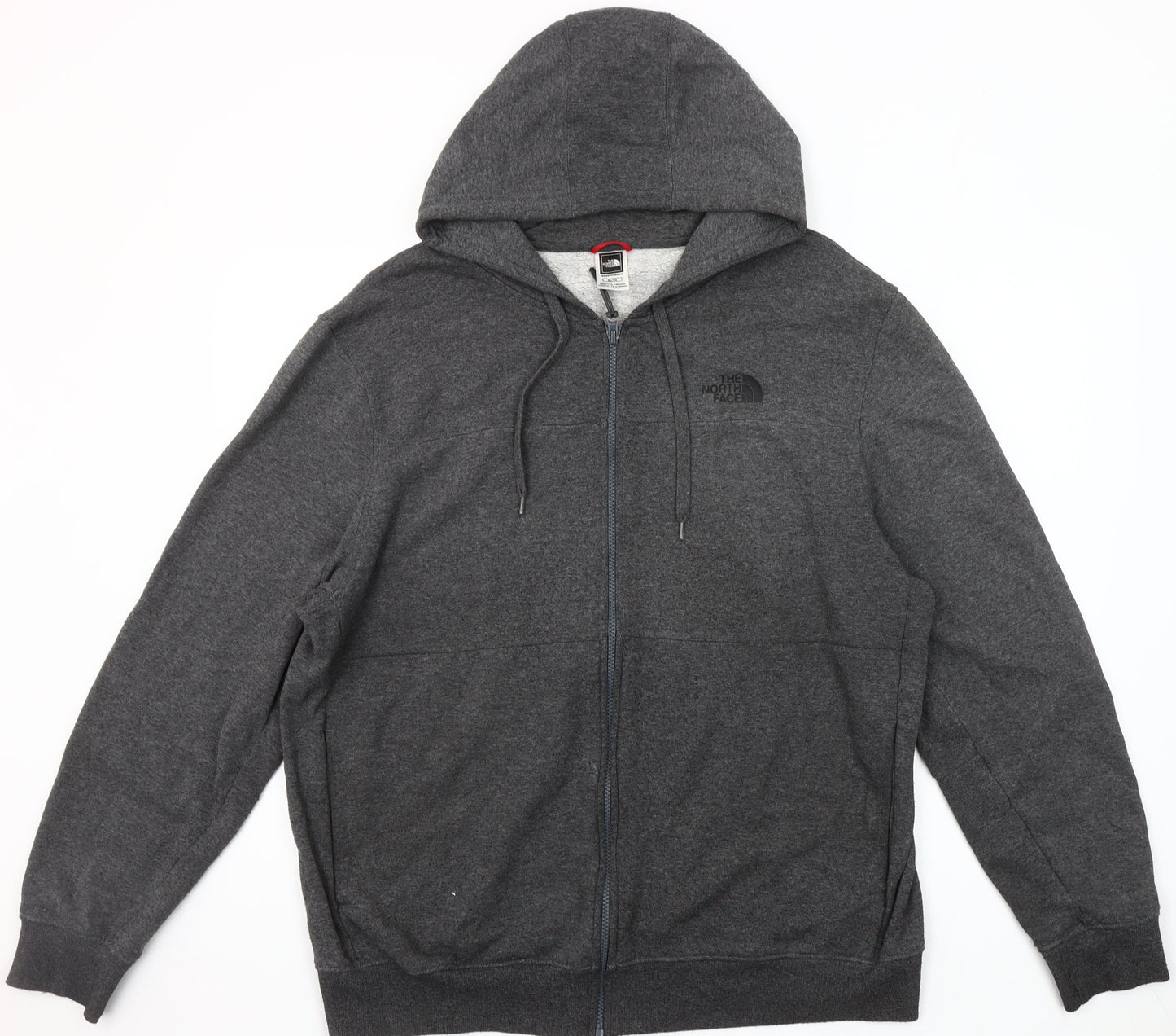 The North Face Men's Grey Full Zip Hoodie XL Regular Fit