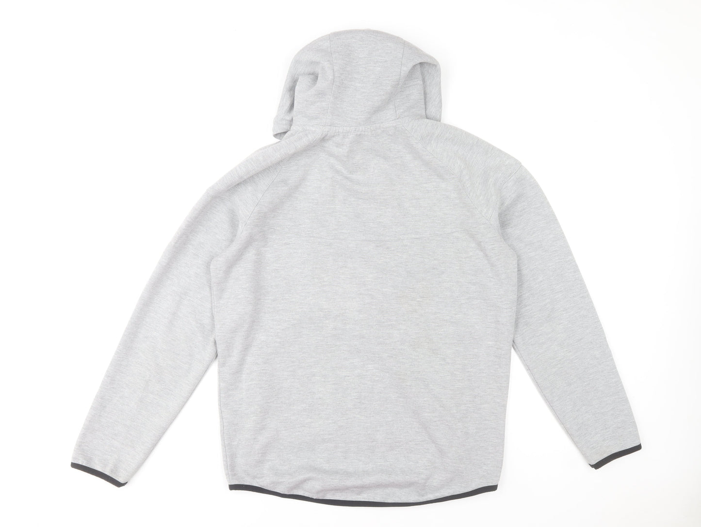 Nike Men's Grey Full Zip Hoodie XL Regular Fit