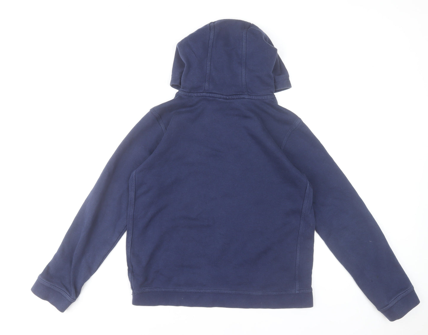 Nike Boys Navy Blue Pullover Hoodie XL 158-170cm Cotton Blend Sweatshirt
