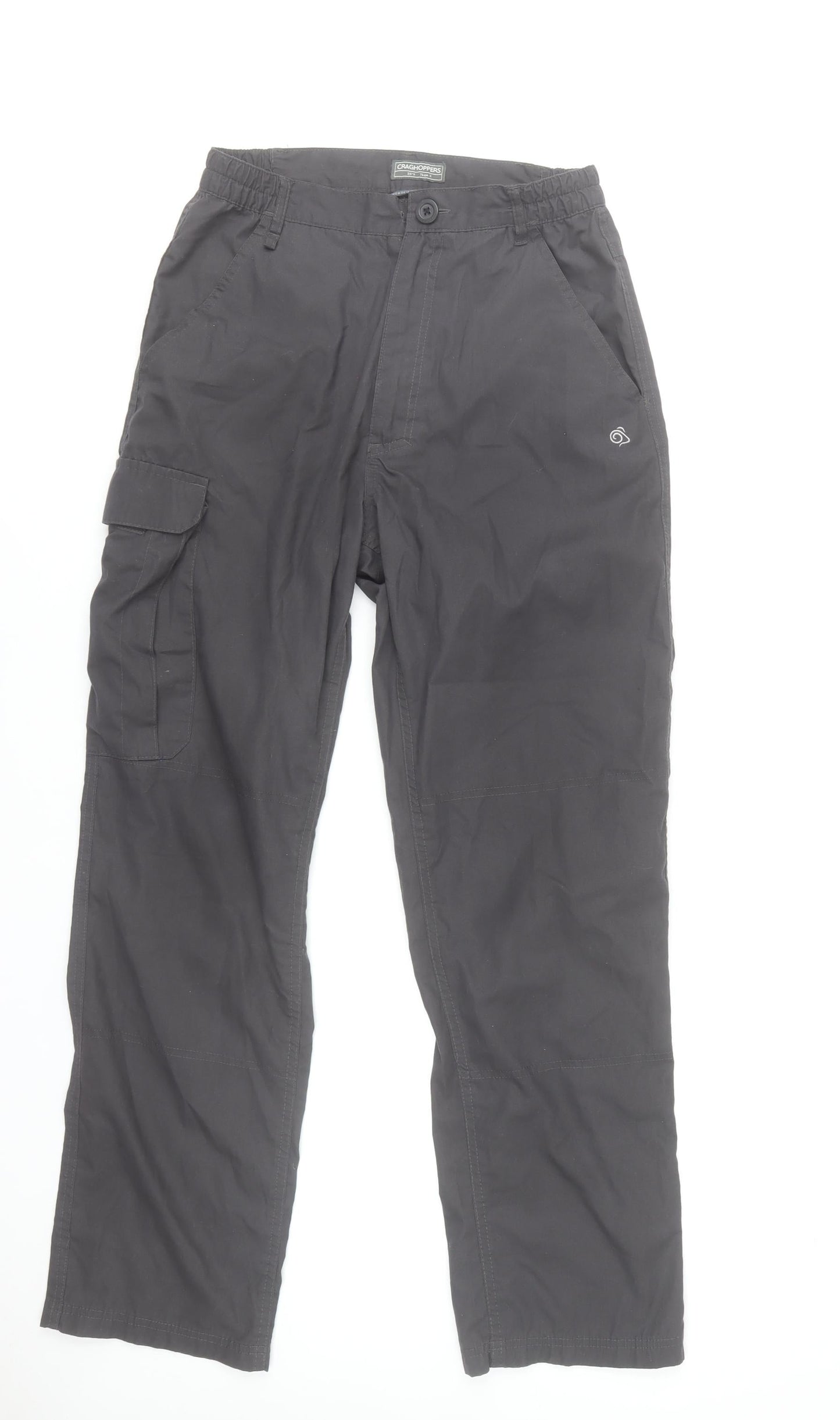 Craghoppers Men's Black 30R Cargo Trousers Quick Dry Travel Pants