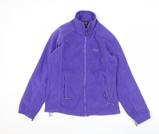 Regatta Women's Purple Fleece Full Zip Jacket Size 10