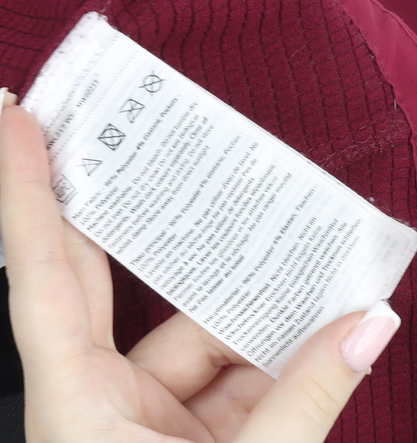 Regatta Women Red Softshell Hooded Jacket UK 8 Waterproof Outdoor Coat