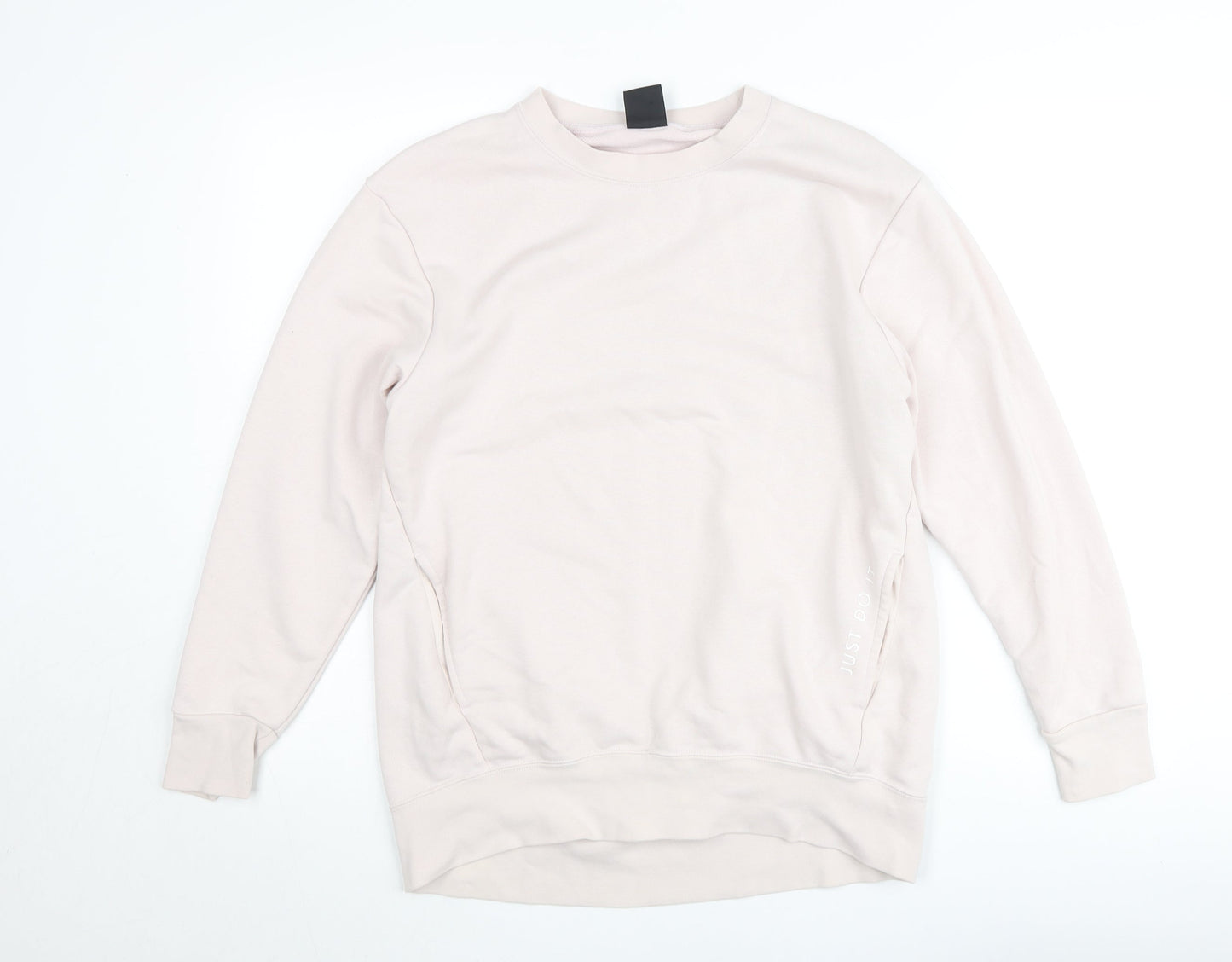 Nike Women's Beige Dri-Fit Pullover Crew Neck Jumper XS