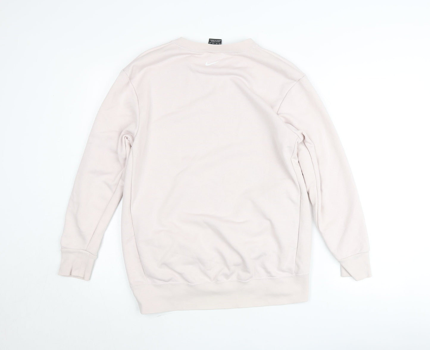 Nike Women's Beige Dri-Fit Pullover Crew Neck Jumper XS