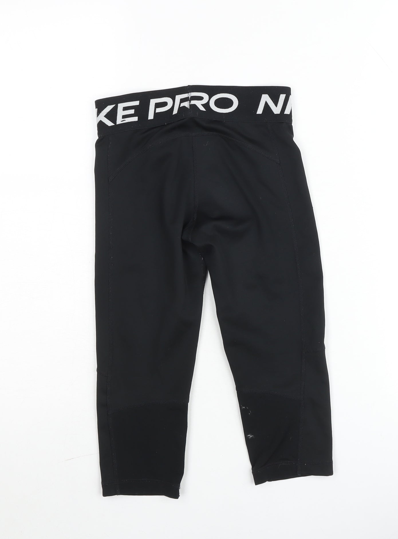 Nike Pro Dri-FIT Black Girls Capri Sports Leggings 7-8 Years