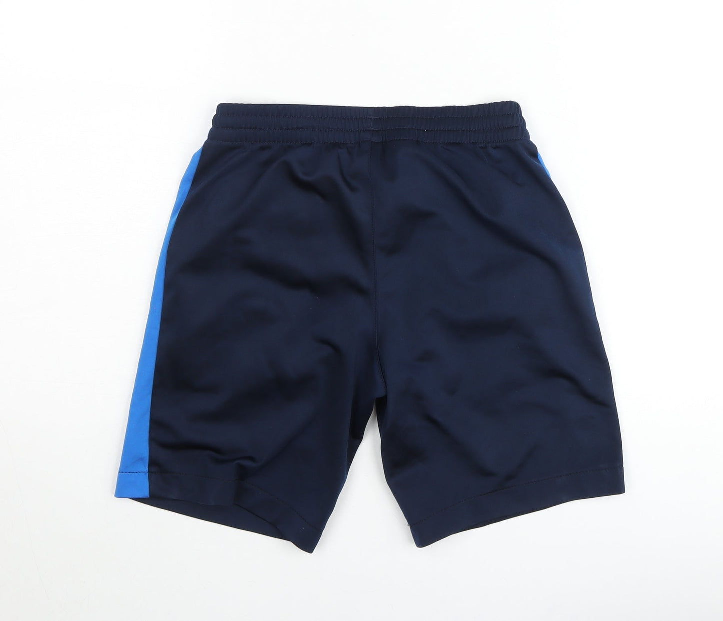 Adidas Boys Blue Athletic Shorts 11-12 Years Polyester Quick Dry Sportswear