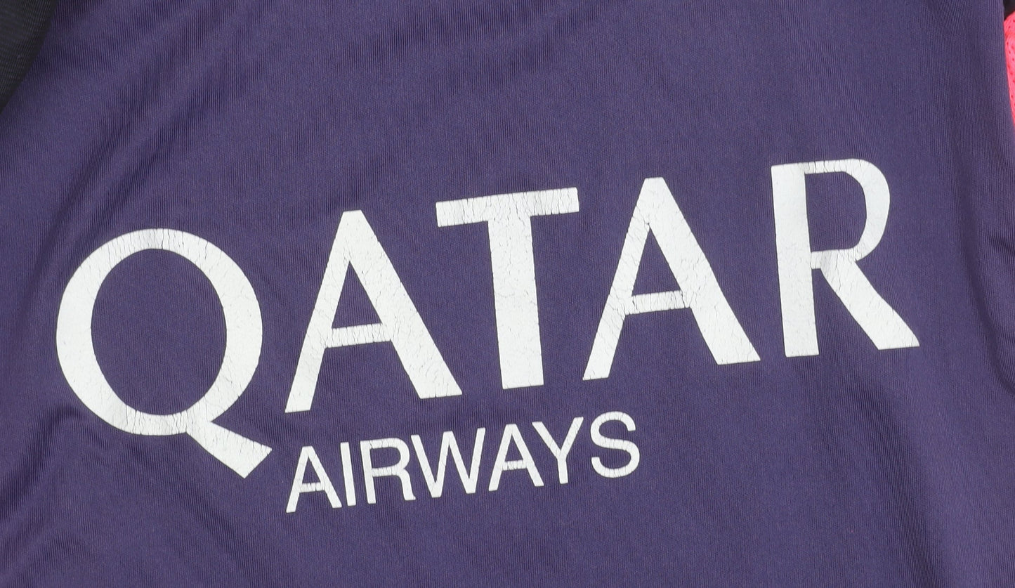 Nike Boys Purple Barcelona Messi 10 Dri-FIT Football Shirt 7-8Y