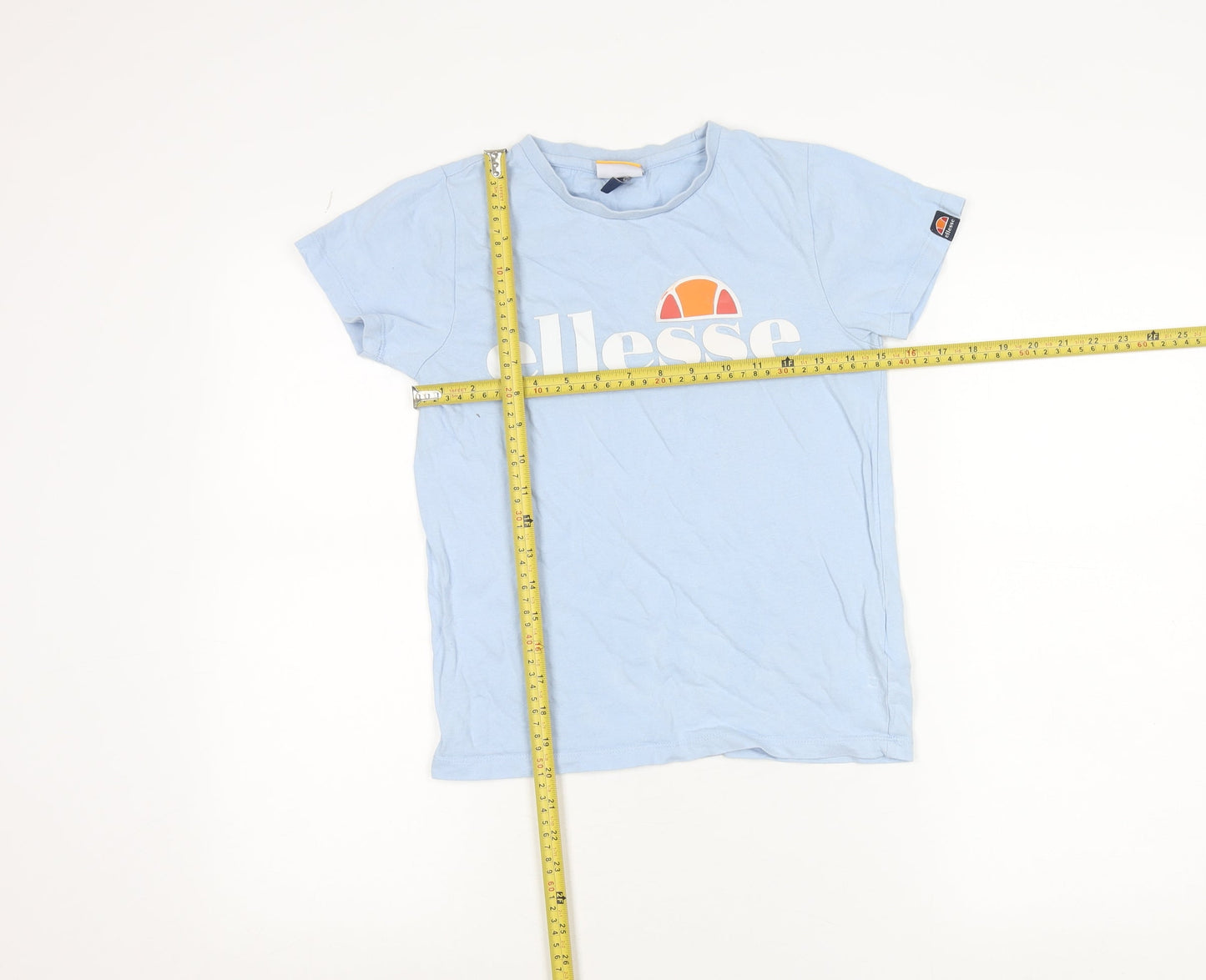 Ellesse Boys Blue Logo Short Sleeve Cotton T-Shirt 8-9 Years