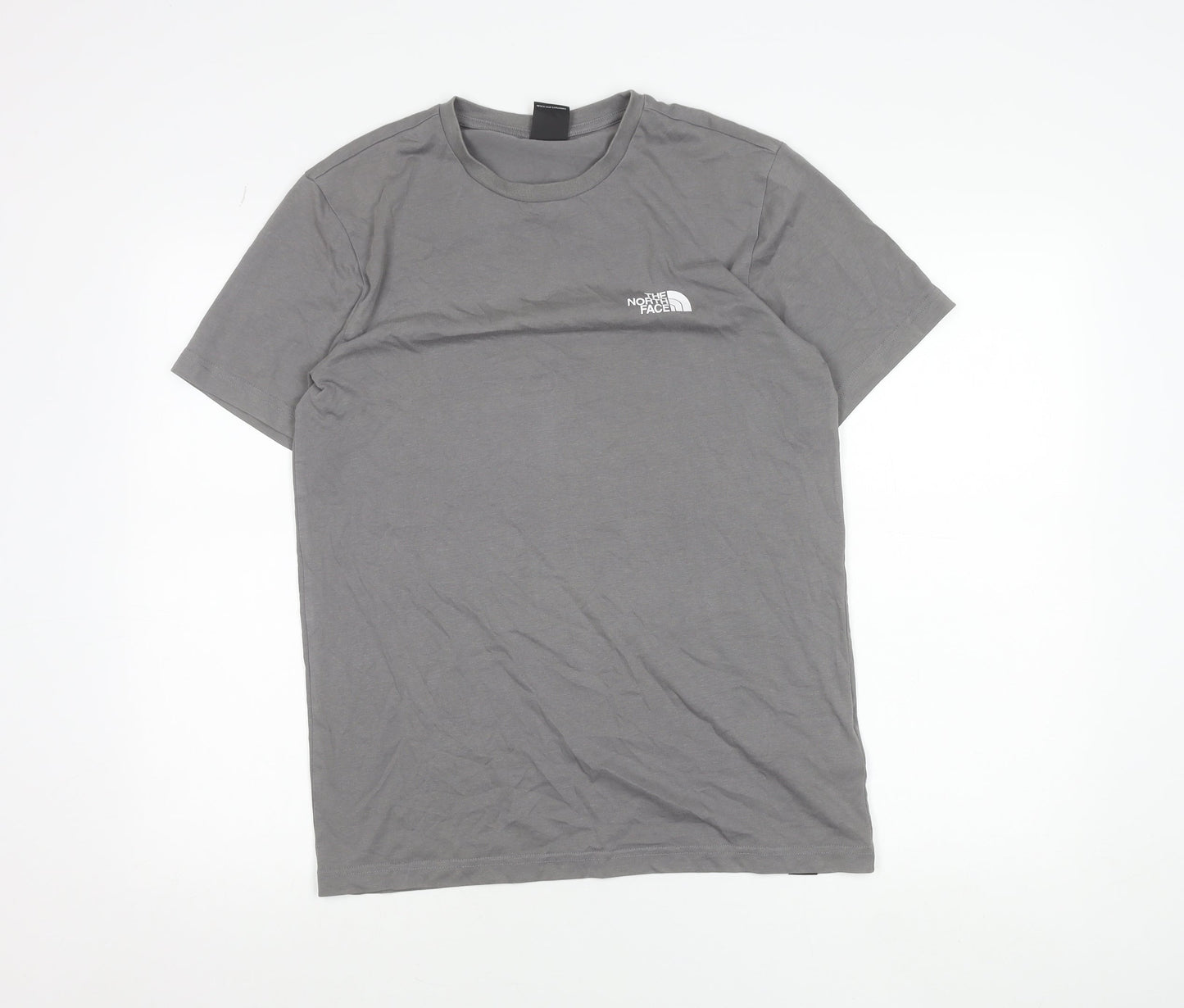 The North Face Mens Grey Short Sleeve Crew Neck T-Shirt Size S Regular Fit
