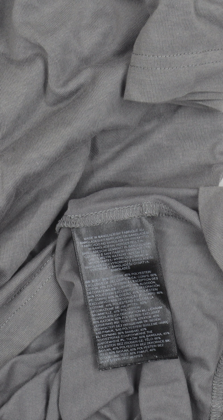 The North Face Mens Grey Short Sleeve Crew Neck T-Shirt Size S Regular Fit