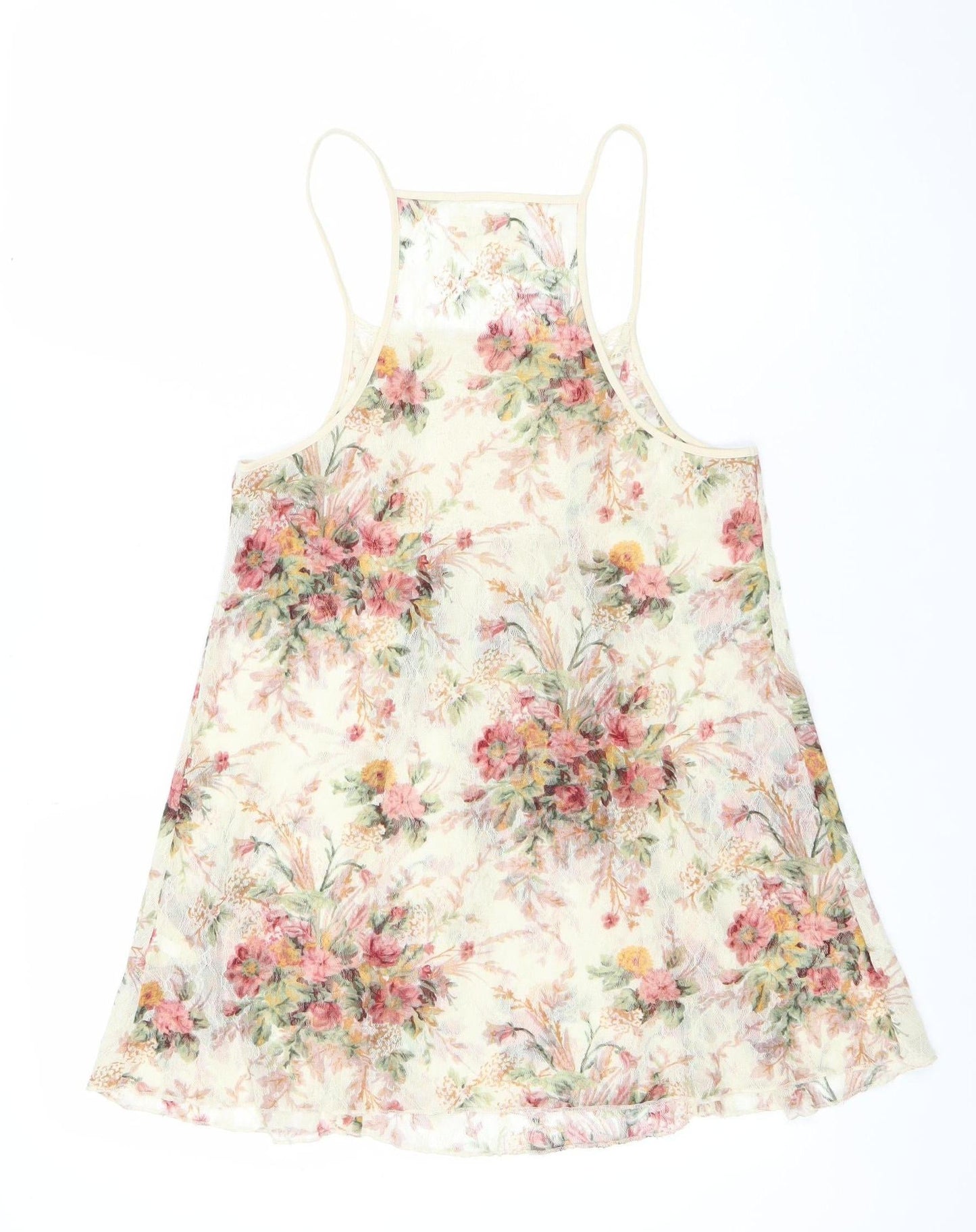 Ralph Lauren Women’s Multicoloured Floral Lace Camisole Tank Top M