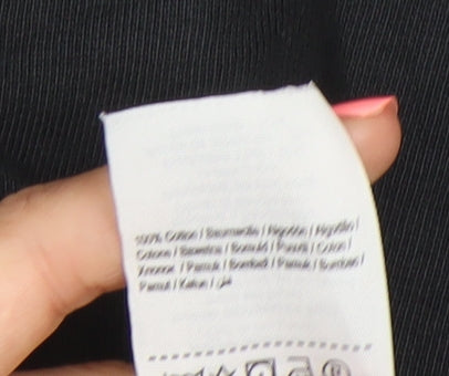 Jack & Jones Mens Black Pullover Sweatshirt Size S Classic Logo