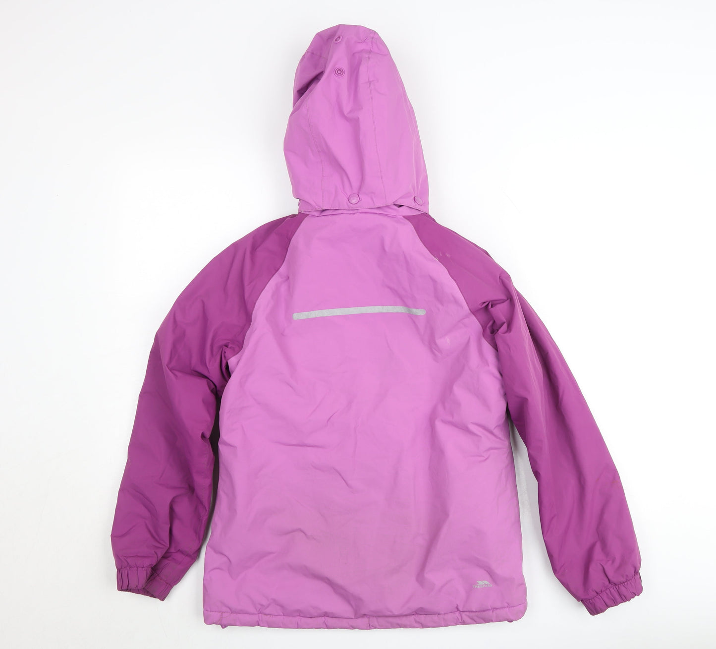 Trespass Girls Purple Waterproof Ski Jacket 11-12 Years Hooded Winter Coat