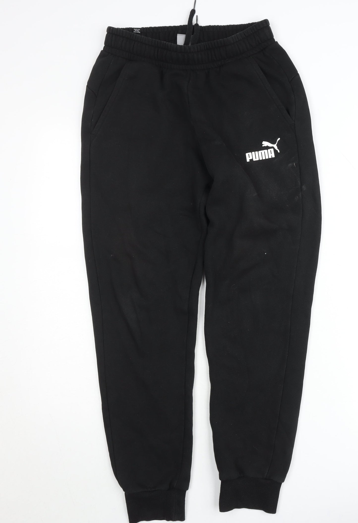 Puma Men's Black Small Jogger Sweatpants Activewear Trousers