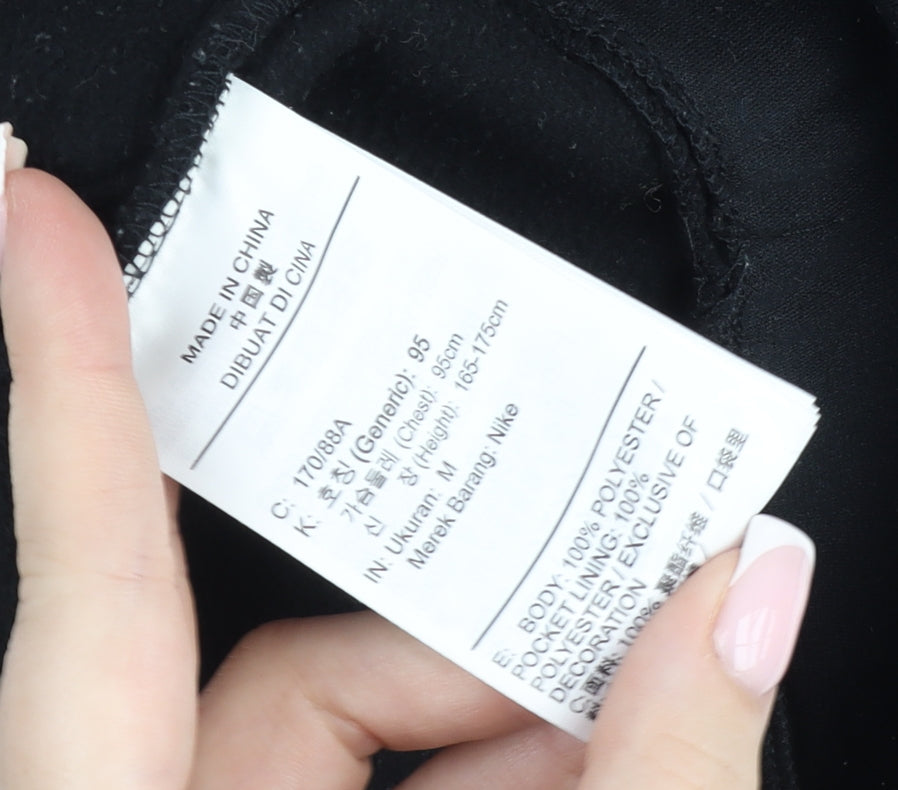 Nike Men's Black Dri-FIT M Hooded Full Zip Sports Jacket