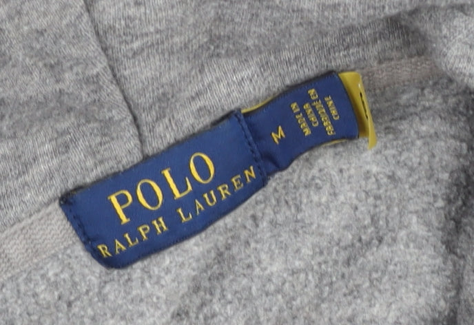 Polo Ralph Lauren Men Grey Full Zip Hooded Jacket M