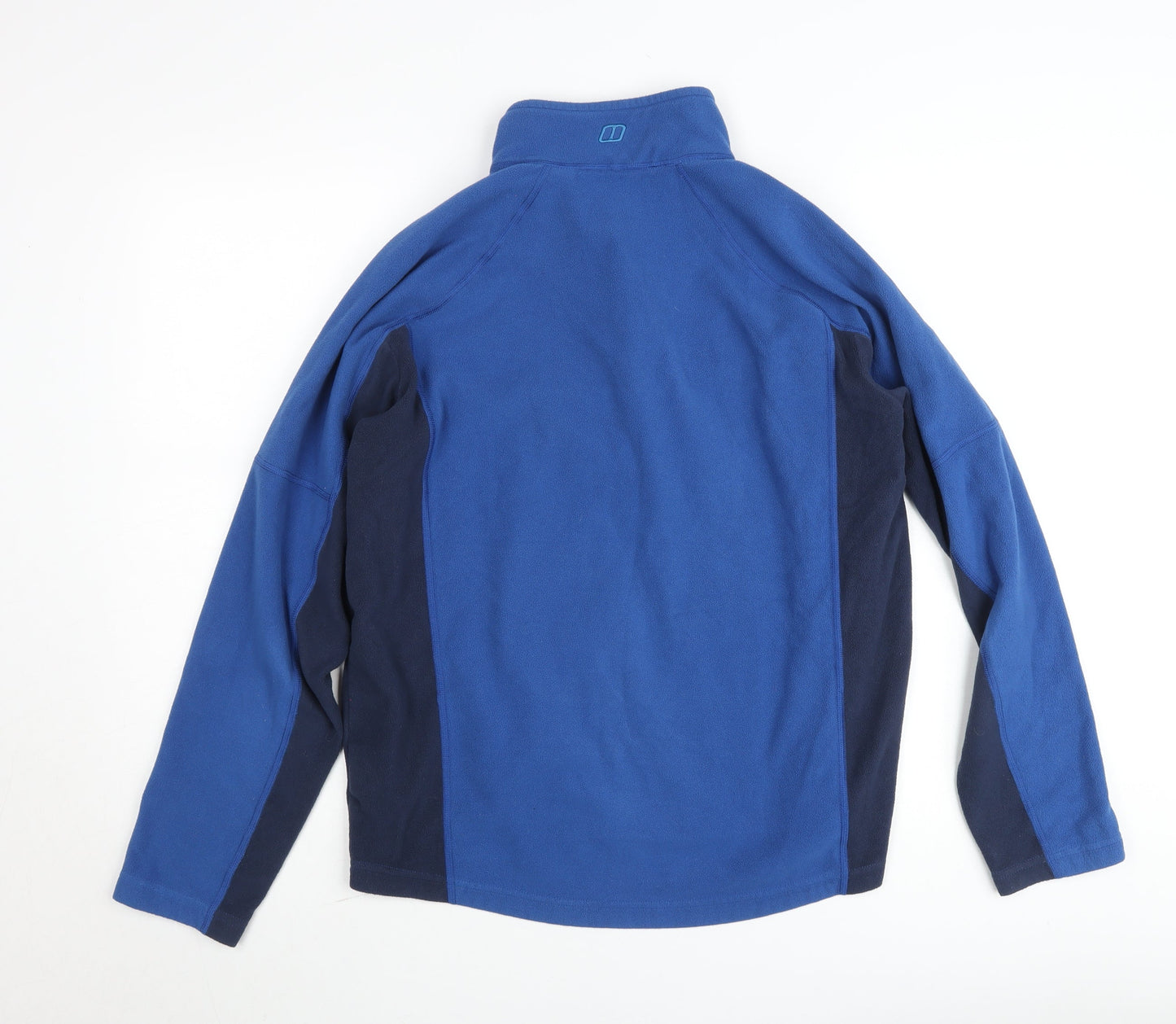Berghaus Men’s Blue Fleece Pullover Sweatshirt Size M Outdoor 1/2 Zip